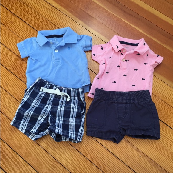 Carter's Other - Carter’s 4 Piece Summer Baby Boy Bundle 3M